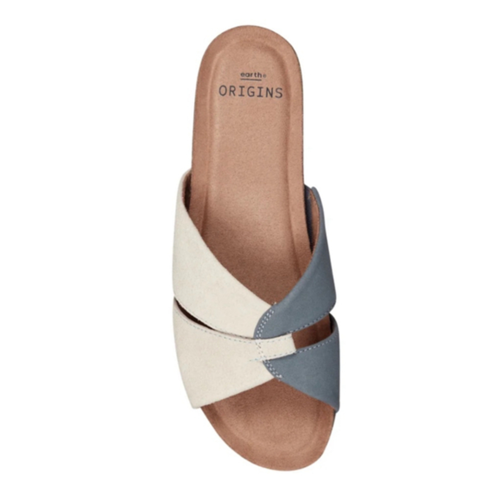 Earth Origins Lexi suede slide sandals size 9.5